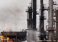 An Iranian oil refinery